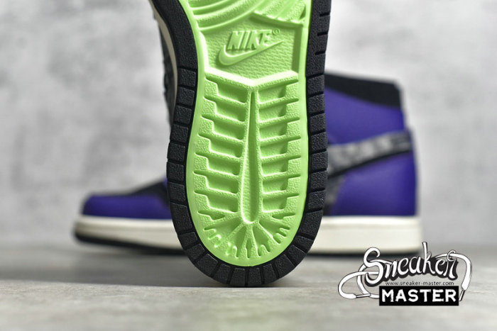 NIKE AIR JORDAN 1 HIGH ZOOM COMFORT BAYOU BOYS NEW ORCHID/LIME BLAST/BLACK DC2133-500