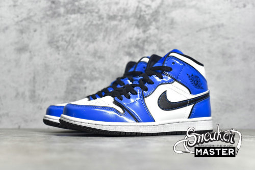 NIKE AIR JORDAN 1 MID SE SIGNAL BLUE SIGNAL BLUE/WHITE/BLACK DD6834-402