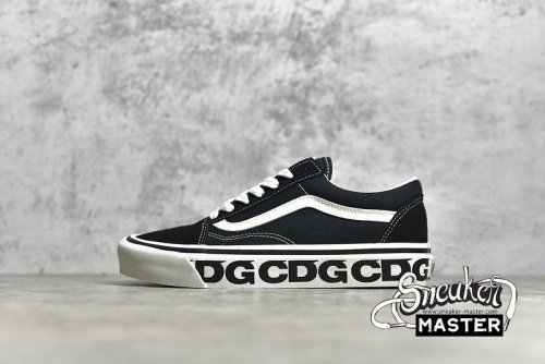 VANS OLD SKOOL X COMME DES GARÇONS SIDEWALL BLACK/BLACK/WHITE VN0A4P3X60E