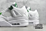 NIKE AIR JORDAN 4 RETRO GREEN METALLIC WHITE/PINE GREEN/METALLIC SILVER CT8527-113