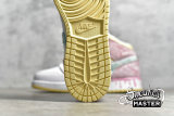 NIKE AIR JORDAN 1 MID SE GS PAINT DRIP WHITE/ARCTIC PUNCH/PALE VANILLA/GREEN GLOW DD1666-100