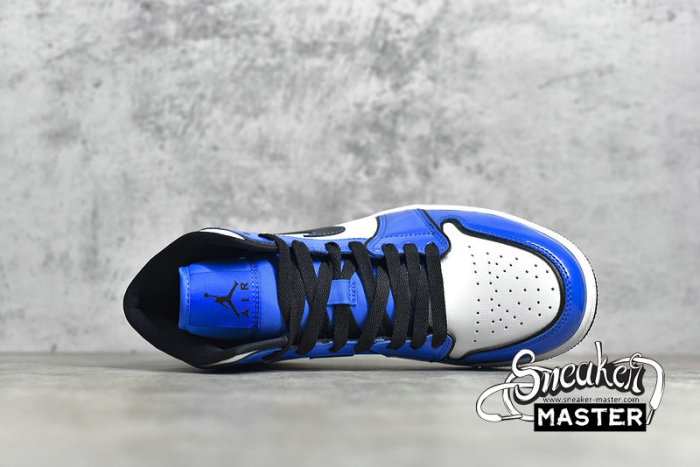 NIKE AIR JORDAN 1 MID SE SIGNAL BLUE SIGNAL BLUE/WHITE/BLACK DD6834-402