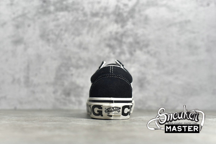 VANS OLD SKOOL X COMME DES GARÇONS SIDEWALL BLACK/BLACK/WHITE VN0A4P3X60E