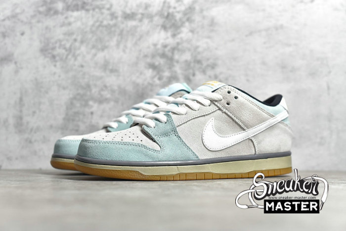 NIKE DUNK LOW PRO SB GULF OF MEXICO GLACIER ICE/WHITE-LIGHT ASH GREY 304292-410