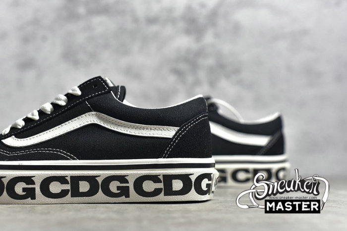 VANS OLD SKOOL X COMME DES GARÇONS SIDEWALL BLACK/BLACK/WHITE VN0A4P3X60E