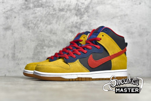NIKE DUNK HIGH PREMIUM SB REESE FORBES DARK OBSIDIAN/VARSITY RED-MPL 313171-400