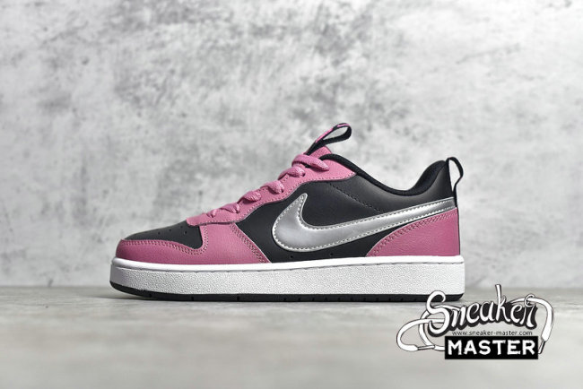 NIKE COURT BOROUGH LOW 2 SE GS DESERT BERRY/METALLIC SILVER/BLACK CT3964-600