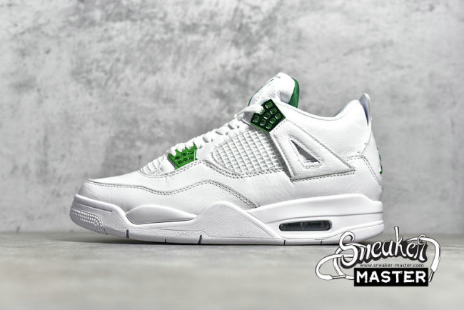 NIKE AIR JORDAN 4 RETRO GREEN METALLIC WHITE/PINE GREEN/METALLIC SILVER CT8527-113