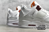 NIKE AIR JORDAN 4 RETRO ORANGE METALLIC WHITE/TOTAL ORANGE/METALLIC SILVER CT8527-118