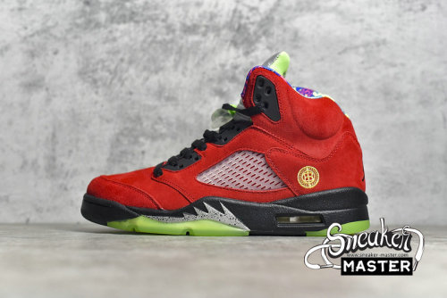 NIKE AIR JORDAN 5 RETRO SE WHAT THE VARSITY MAIZE/COURT PURPLE/GHOST GREEN/SOLAR ORANGE CZ5725-700