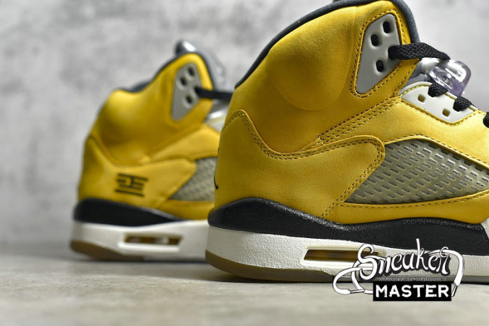 NIKE AIR JORDAN 5 RETRO T23 TOKYO VARSITY MAIZE/ANTHRACITE-WOLF GREY-BLACK 454783-701