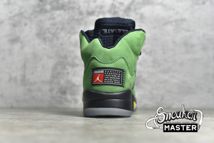 NIKE AIR JORDAN 5 RETRO SE OREGON APPLE GREEN/BLACK/YELLOW STRIKE/BLACK CK6631-307