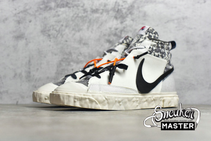 NIKE BLAZER MID WHITE CAMO X READYMADE WHITE/VAST GREY/VOLT/TOTAL ORANGE CZ3589-100