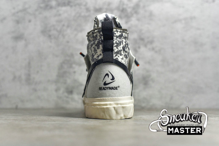 NIKE BLAZER MID WHITE CAMO X READYMADE WHITE/VAST GREY/VOLT/TOTAL ORANGE CZ3589-100