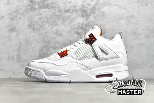 NIKE AIR JORDAN 4 RETRO ORANGE METALLIC WHITE/TOTAL ORANGE/METALLIC SILVER CT8527-118