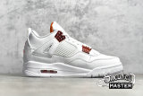 NIKE AIR JORDAN 4 RETRO ORANGE METALLIC WHITE/TOTAL ORANGE/METALLIC SILVER CT8527-118