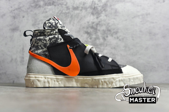 NIKE BLAZER MID X READYMADE BLACK/VAST GREY/VOLT/TOTAL ORANGE CZ3589-001
