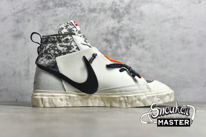 NIKE BLAZER MID WHITE CAMO X READYMADE WHITE/VAST GREY/VOLT/TOTAL ORANGE CZ3589-100
