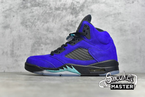 NIKE AIR JORDAN 5 RETRO ALTERNATE GRAPE GRAPE ICE/BLACK/CLEAR/NEW EMERALD 136027-500