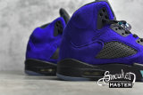 NIKE AIR JORDAN 5 RETRO ALTERNATE GRAPE GRAPE ICE/BLACK/CLEAR/NEW EMERALD 136027-500