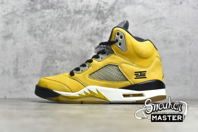 NIKE AIR JORDAN 5 RETRO T23 TOKYO VARSITY MAIZE/ANTHRACITE-WOLF GREY-BLACK 454783-701