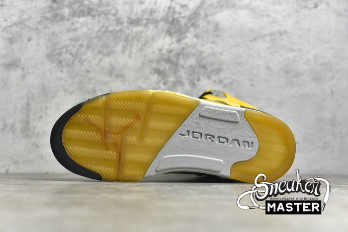 NIKE AIR JORDAN 5 RETRO T23 TOKYO VARSITY MAIZE/ANTHRACITE-WOLF GREY-BLACK 454783-701