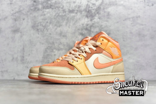 NIKE AIR JORDAN 1 MID APRICOT ATOMIC ORANGE/APRICOT AGATE/TERRA BLUSH DH4270-800