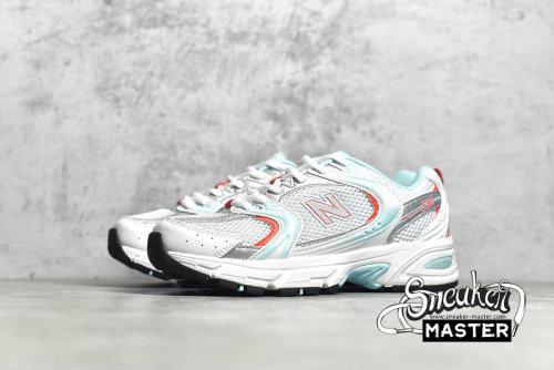 NEW BALANCE 530 RUNNING SHOES WHITE/TURQUOISE/ORANGE MR530CC1