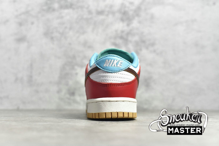 NIKE SB DUNK LOW SE FREE.99 WHITE/LIGHT CHOCOLATE/ROMA GREEN DH0952-100