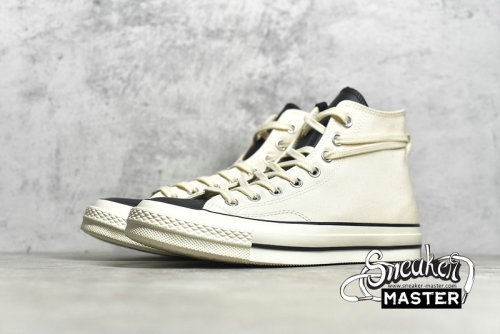 CONVERSE CHUCK TAYLOR ALL STAR 70S HIGH X FEAR OF GOD ESSENTIALS NATURAL IVORY/EGRET/BLACK 167955C