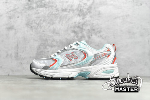 NEW BALANCE 530 RUNNING SHOES WHITE/TURQUOISE/ORANGE MR530CC1