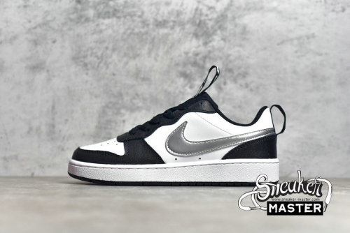 NIKE COURT BOROUGH LOW 2 SE BLACK/WHITE/SILVER CT3964-100