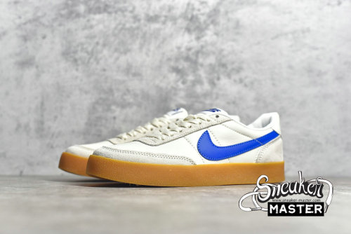 NIKE KILLSHOT 2 LEATHER HYPER BLUE X J.CREW SAIL/GUM YELLOW/HYPER BLUE 432997-124