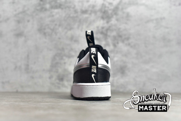 NIKE COURT BOROUGH LOW 2 SE BLACK/WHITE/SILVER CT3964-100