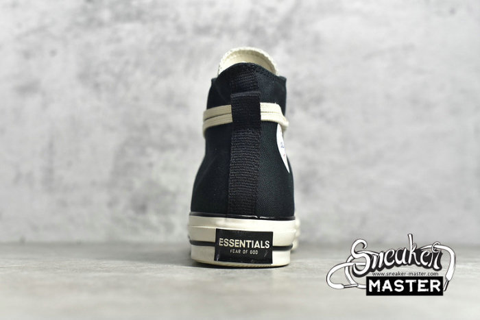 CONVERSE CHUCK TAYLOR ALL STAR 70S HIGH X FEAR OF GOD ESSENTIALS BLACK/EGRET 167954C
