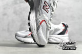 NEW BALANCE 530 V2 RETRO RUNNING SHOES WHITE/SILVER/RED MR530SA