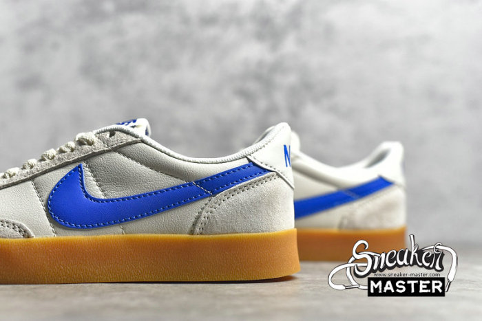 NIKE KILLSHOT 2 LEATHER HYPER BLUE X J.CREW SAIL/GUM YELLOW/HYPER BLUE 432997-124