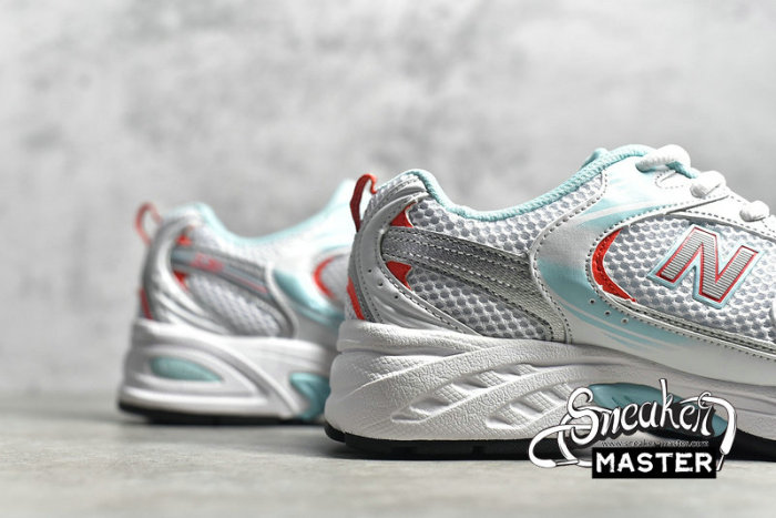 NEW BALANCE 530 RUNNING SHOES WHITE/TURQUOISE/ORANGE MR530CC1