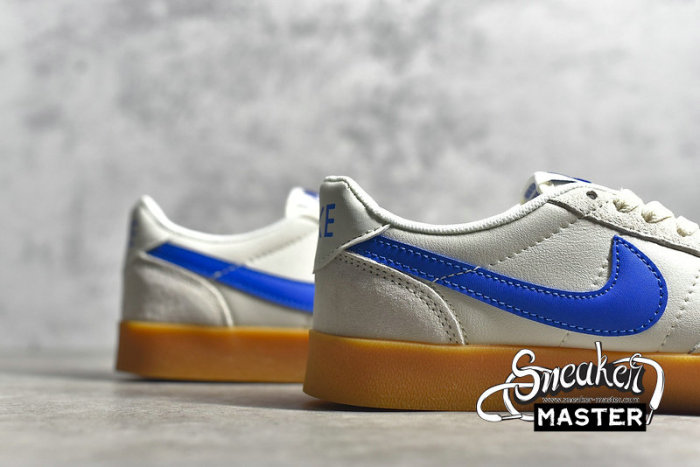 NIKE KILLSHOT 2 LEATHER HYPER BLUE X J.CREW SAIL/GUM YELLOW/HYPER BLUE 432997-124