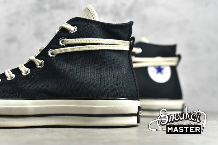 CONVERSE CHUCK TAYLOR ALL STAR 70S HIGH X FEAR OF GOD ESSENTIALS BLACK/EGRET 167954C