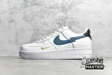 NIKE AIR FORCE 1 LOW LIGHTNING BOLT WHITE/AQUAMARINE/LIME GLOW/OFF NOIR DJ6894-100