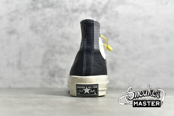 CONVERSE CHUCK TAYOR ALL-STAR 70S MIXED MATERIAL HIGH BLACK/COOL GREY/EGRET 163220C