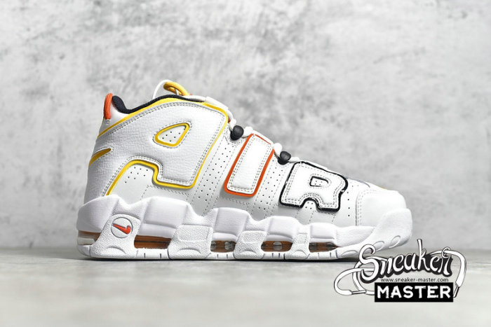 NIKE AIR MORE UPTEMPO ROSEWELL RAYGUN WHITE/WHITE/MULTI-COLOR DD9223-100