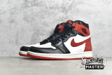 NIKE AIR JORDAN 1 RETRO HIGH OG SUMMIT WHITE/TRACK RED-BLACK 555088-112