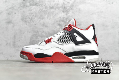 NIKE AIR JORDAN 4 RETRO OG FIRE RED 2020 WHITE/BLACK/TECH GREY/FIRE RED DC7770-160