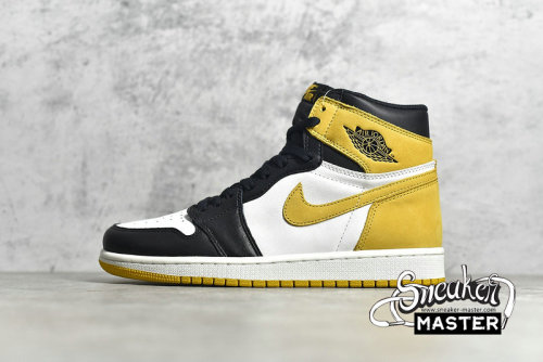NIKE AIR JORDAN 1 RETRO HIGH OG YELLOW OCHRE SUMMIT WHITE/YELLOW OCHRE-BLACK 555088-109