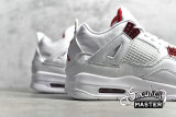 NIKE AIR JORDAN 4 RETRO RED METALLIC WHITE/UNIVERSITY RED/METALLIC SILVER CT8527-112