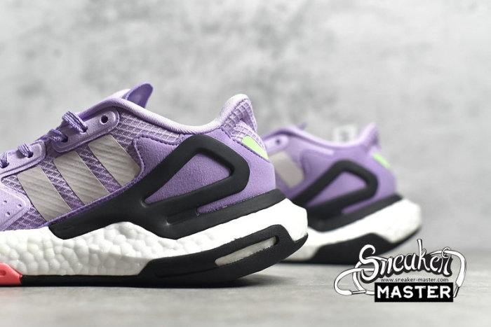 ADIDAS DAY JOGGER SHOES TECH PURPLE/JOY PURPLE/CORE BLACK FW4827