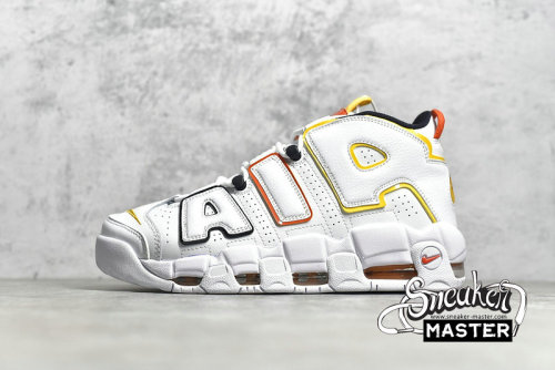 NIKE AIR MORE UPTEMPO ROSEWELL RAYGUN WHITE/WHITE/MULTI-COLOR DD9223-100