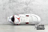 NIKE AIR JORDAN 4 RETRO RED METALLIC WHITE/UNIVERSITY RED/METALLIC SILVER CT8527-112